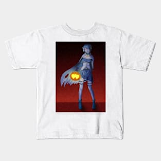 Mummy Sayaka Night Background Kids T-Shirt